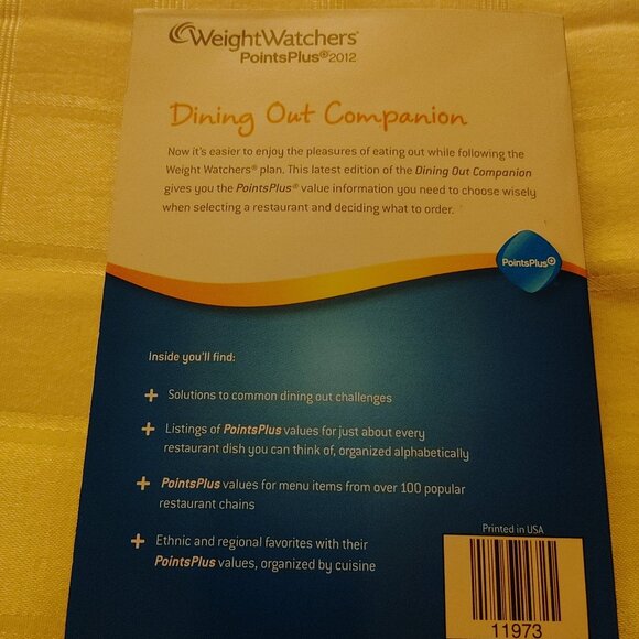 WEIGHT WATCHERS Complete Food & Dining Out Companion Books & Pocket Guide 2012 - Picture 3 of 11